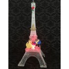 Beauty and The Beast Belle Eiffel Tower Plastic Cake Topper Centerpiece Decoration with Led Lights